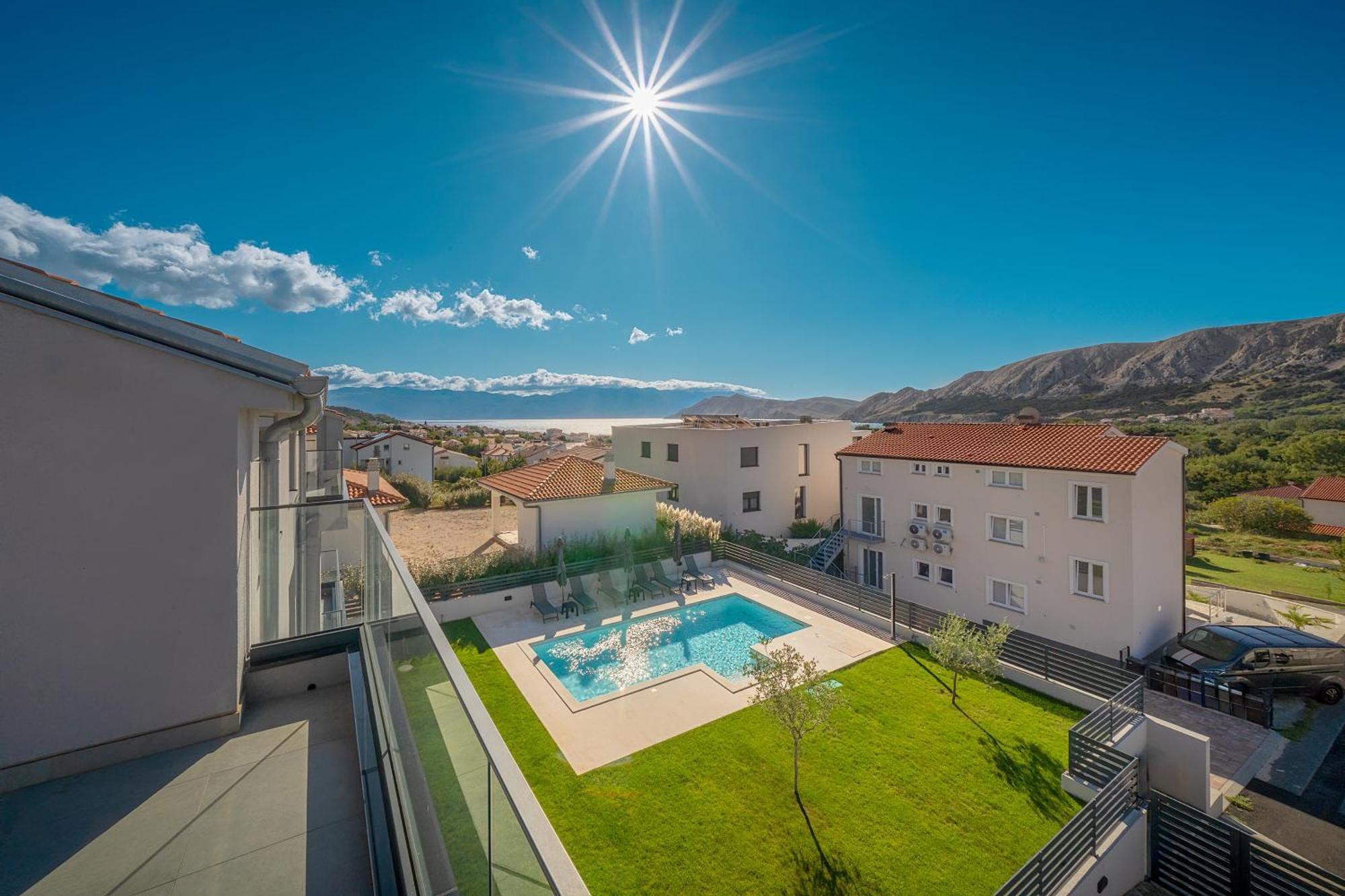 Poolside Apartments Anabella Baška Exterior foto